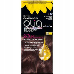 Farba włosów Garnier Olia 5.12 Opalizujący brąz
