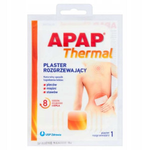 APAP THERMAL Plaster Rozgrzewający 1 sztuka BÓL