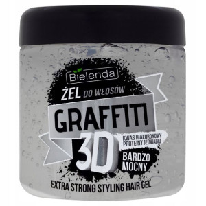 Bielenda GRAFFITI 3D Żel Do Włosów Biały 250 ml