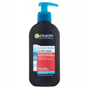 Garnier Czysta Skóra Żel Oczyszczający Aktywny Węg