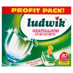 Ludwik Tabletki Do Zmywarki All In One Lemon 30szt