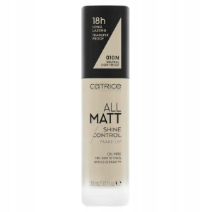 CATRICE Podkład 010 Neutral Light Beige Matujący