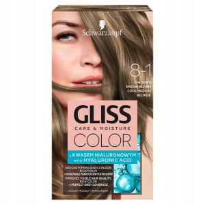 Gliss Color Farba 8-1 Chłodny Średni Blond