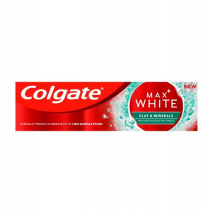 COLGATE MAX WHITE CLAY pasta wybielająca 75 ml