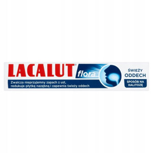 LACALUT FLORA Pasta do zębów 75ml NIEŚWIEŻY oddech
