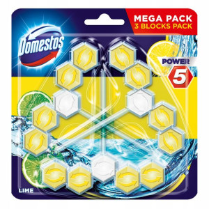 Kostka zapachowa do WC Lime 3x55g DOMESTOS