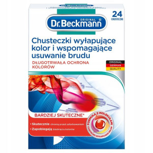 Chusteczki wyłapujące kolor Dr. Beckmann 24 szt.