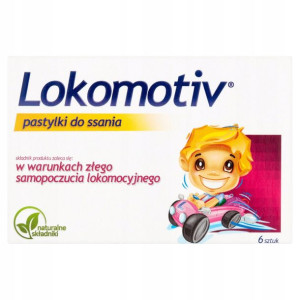 Lokomotiv Suplement Diety Pastylki Do Ssania 6 sz