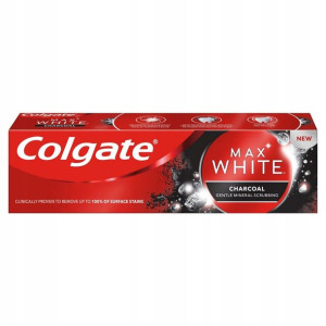 Colgate MAX WHITE CHARCOAL Pasta Do Zębów 75 ml