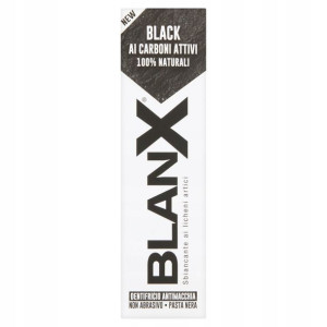BLANX BLACK Czarna pasta z węglem wybiela 75ml