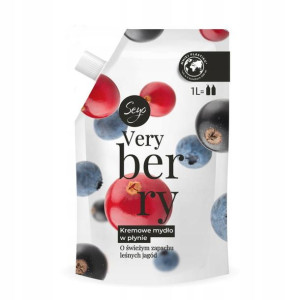Seyo Kremowe Mydło W Płynie Very Berry Zapas 1 L