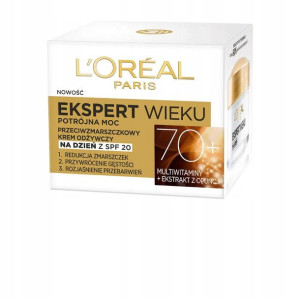 L'oréal Paris Ekspert Wieku 70+ Krem Odżywczy 50ml