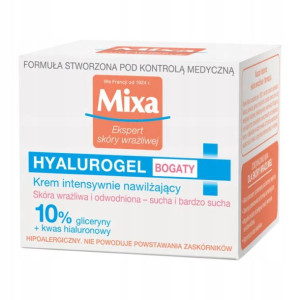 Mixa Hyalurogel Bogaty Krem Nawilżający 50 Ml