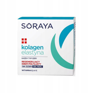 Soraya Kolagen+ Elastyna Ochronny Krem Półtłusty