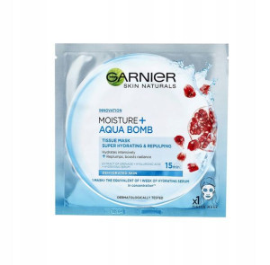 Garnier Skin Naturals Moisture Maska Na Tkaninie