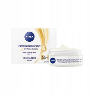 Nivea Przeciwzmarszczkowy Krem Na Dzień Spf 15 55+