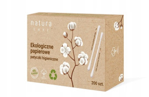 Natura Care Papierowe Patyczki Higieniczne 200szt.
