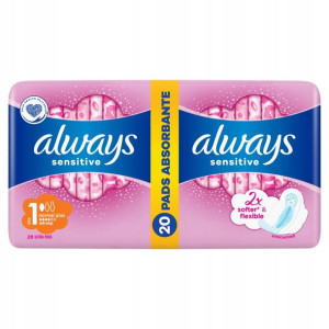 Always Ultra Sensitive Normal Plus Podpaski 2x10sz