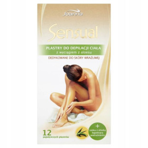 Joanna Sensual Aloes Plastry Do Depilacji Ciała