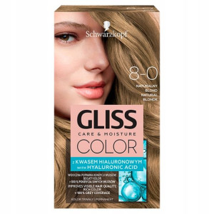 Gliss Color Krem Koloryzujący 8-0 Naturalny Blond