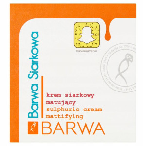 Barwa Krem Siarkowy Antybakteryjny Matujący 50 Ml