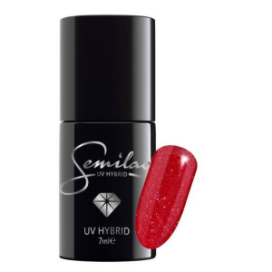 SEMILAC Lakier hybrydowy 025 Glitter Red 7ml