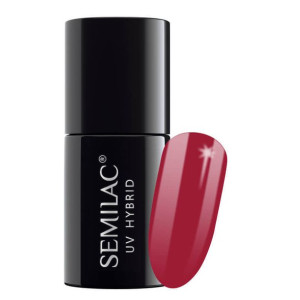 SEMILAC 066 Lakier hybrydowy Glossy Cranberry 7ml