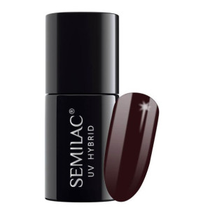 SEMILAC 076 Lakier hybrydowy Black Coffee 7ml