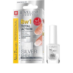 8w1 Total Action Silver Shine skoncentrowana odżywka do paznokci