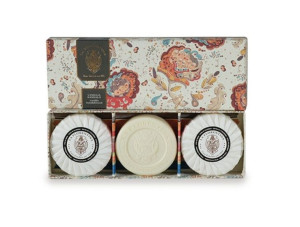 Soaps Vaniglia Sandalo zestaw mydeł do kąpieli Vanilla & Sandalwood 3x115g