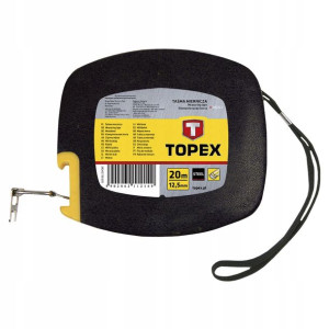Taśma miernicza stalowa 20mx12.5mm TOPEX 28C412