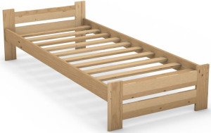 Łóżko DREWNIANE SOSNOWE 110x200 stelaż Producent PL