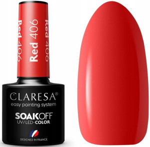 Claresa Lakier Hybrydowy Red 412 Czerwony 5g