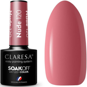 Claresa Lakier Hybrydowy Nude 120 Koralowy Róż 5g