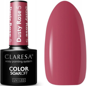 Claresa Lakier Hybrydowy Dusty Rose 5 Różany 5g