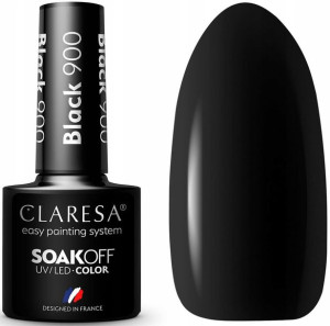 Claresa Lakier Hybrydowy Black Czarny 900 5g