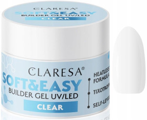 Claresa Soft & Easy Gel Żel Budujący Clear 45g