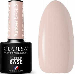 Claresa Rubber Base Baza Kauczukowa Hybrydowa 3