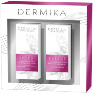 Dermika Zestaw Prezentowy Retinal Krem Serum Noc