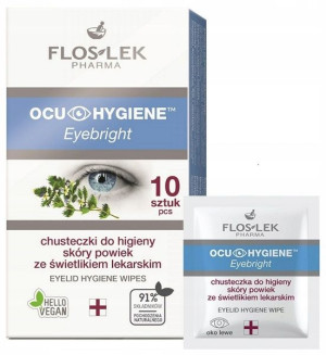 Floslek Chusteczki Do Powiek Ze Świetlikiem 10szt