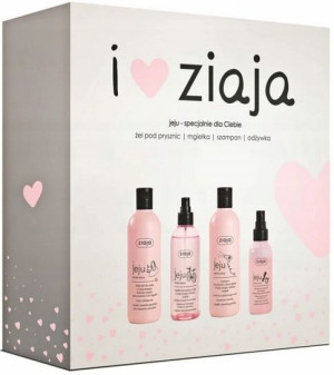 Ziaja Jeju Zestaw Szampon Mgiełka Odżywka x4szt