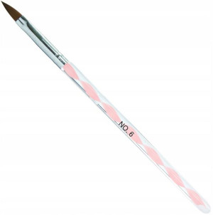 Pędzelek Do Akrylu Akrylożelu Manicure Spirala #6