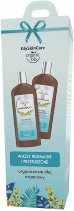 GlySkinCare Olej Arganowy Zestaw Szampon + Odżywka