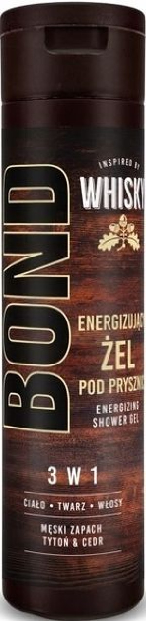 Bond Whisky Żel Pod Prysznic 3w1 Ciało Twarz Włosy