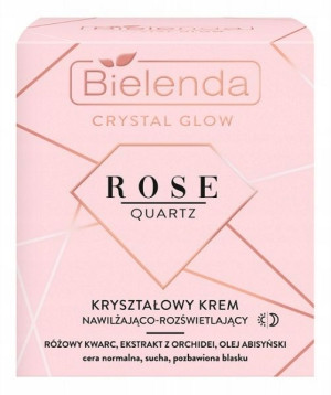 Bielenda Crystal Glow Rose Krem Nawilżający 50ml