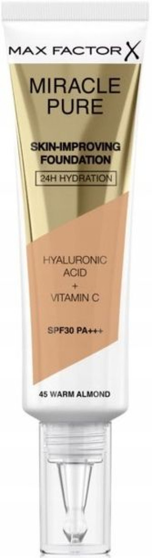 Max Factor Podkład Miracle Pure 45 Warm Almond