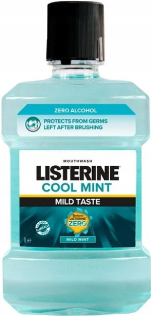 Listerine Plyn Do Płukania Cool Mint Zero 1000ml