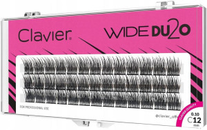 Clavier Natural Rzęsy Kępki Wide DU2O 12mm x 60