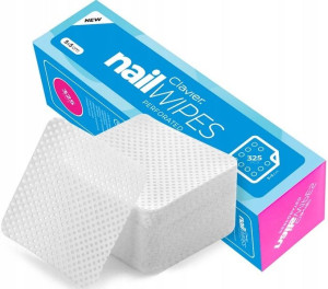 Clavier Waciki Bezpyłowe Cleaner Nail Wipes 325szt