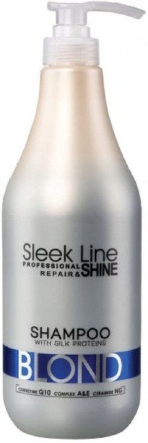 Stapiz Sleek Line Szampon z Jedwabiem Blond 1000ml